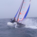 La Rochelaise Perrine Feaugas est n°1 toutes catégories du 15.5 en 2010, ici lors du stage national ENV avec son équipière Mathilde Lefebvre